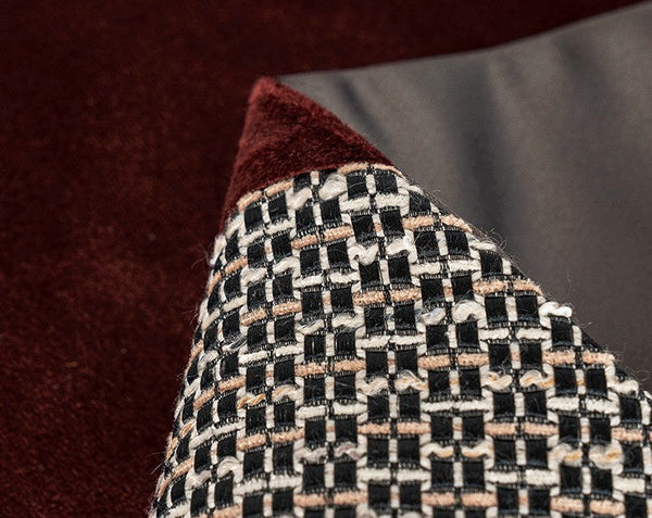 Red Modern Sofa Throw Pillows, Red Decorative Throw Pillows for Couch, Large Abstract Contemporary Throw Pillow for Interior Design-HomePaintingDecor