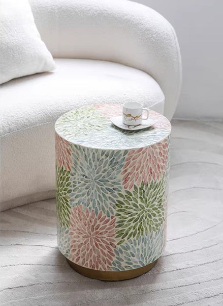 Unique Small End Table, Contemporary Small Sofa Side Table, Portable Casual Side Table, Creative Coffee Table, Shell Small Side Table-HomePaintingDecor