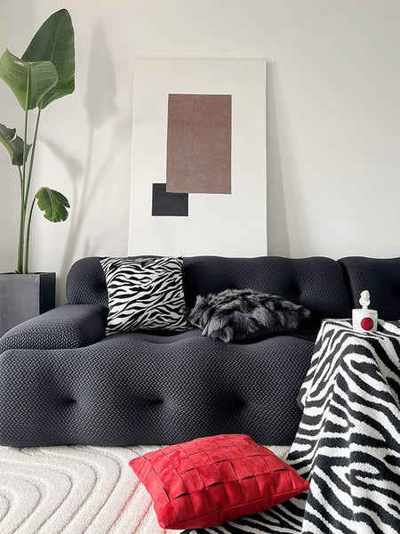 Large Decorative Sofa Pillows, Large Modern Sofa Throw Pillows for Bedroom, Abstract Contemporary Pillow for Couch-HomePaintingDecor