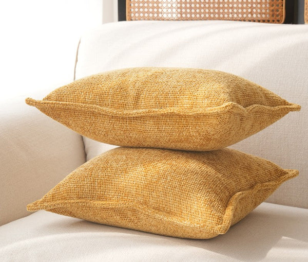 Modern Sofa Pillows, Simple Modern Pillows, Yellow Decorative Pillows for Couch, Modern Throw Pillows, Contemporary Throw Pillows-HomePaintingDecor