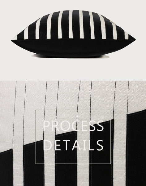 Modern Pillows for Living Room, Decorative Modern Pillows for Couch, Black Modern Sofa Pillows, Modern Sofa Pillows, Contemporary Throw Pillows-HomePaintingDecor