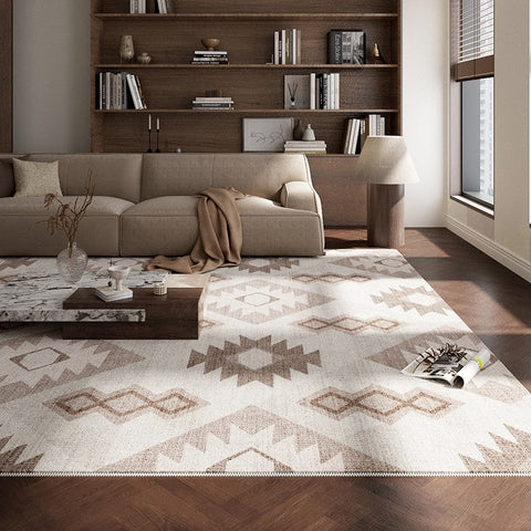 Large Modern Rugs for Living Room, Dining Room Geometric Modern Rugs, Bedroom Modern Rugs, Contemporary Modern Rugs under Coffee Table-HomePaintingDecor