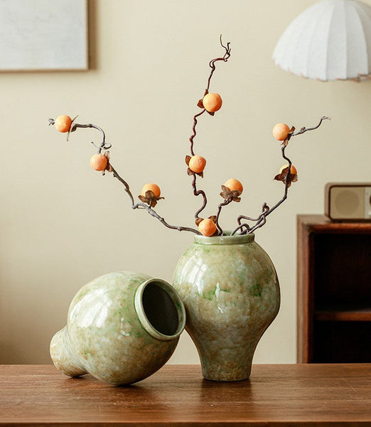 Centerpiece Ceramic Bud Vases, Porcelain Flower Vases, Flower Vases on Table, Handmade Water Holding Flower Vase-HomePaintingDecor