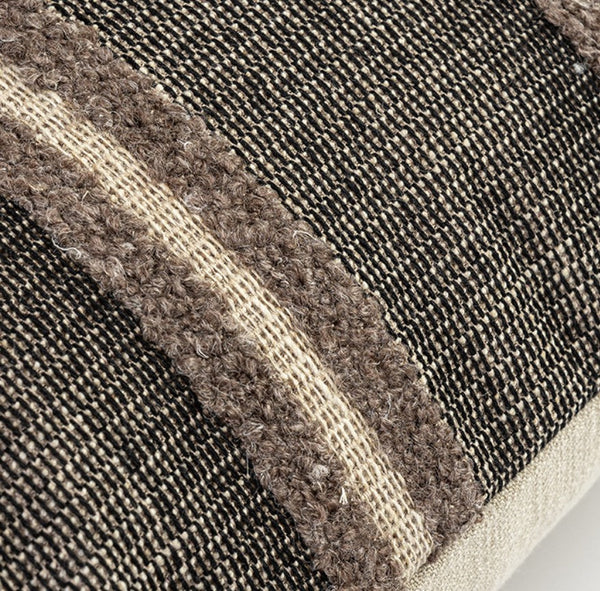 Contemporary Throw Pillow for Living Room, Large Abstract Throw Pillows for Couch, Modern Sofa Throw Pillows, Modern Square Pillows-HomePaintingDecor