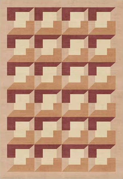 Modern Rugs for Dining Room, Large Modern Rugs for Living Room, Mid Century Modern Rugs for Bedroom, Abstract Geometric Modern Rugs-HomePaintingDecor