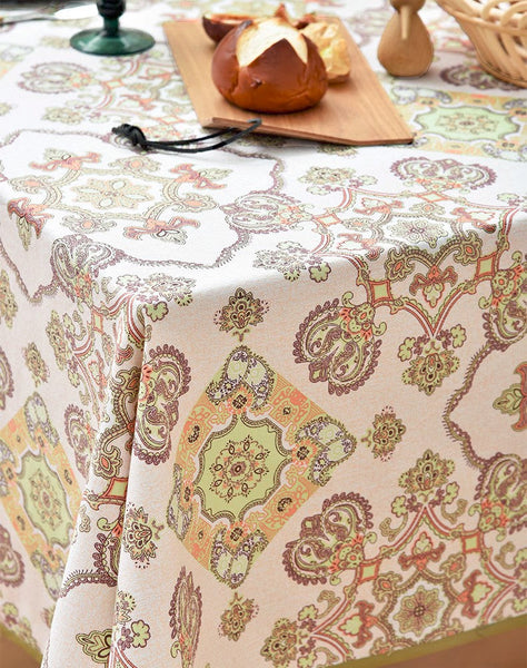Large Rectangle Tablecloth for Dining Room Table, Rectangular Table Covers for Kitchen, Square Tablecloth for Coffee Table, Farmhouse Table Cloth, Wedding Tablecloth-HomePaintingDecor