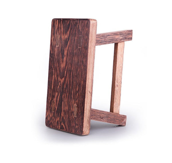 Shoe-changing Stool, Solid Wood low Stool, Wenge Wood Stool, Children's Wooden Stool, Sofa Stool, Dining Table Stool-HomePaintingDecor