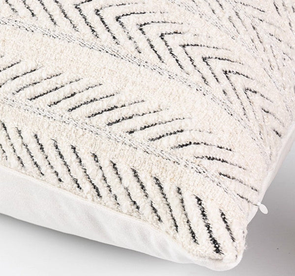 Extra Large Decorative Pillows for Couch, Modern Sofa Pillows, Contemporary Throw Pillows for Living Room, Modern Square Pillows-HomePaintingDecor