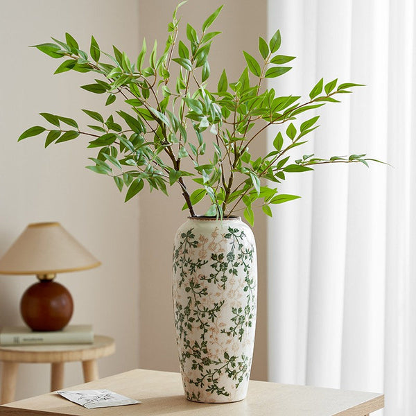 Ceramic Bouquet Vases, Porcelain Flower Vases, Rustic Flower Vases on Table, Dining Table Centerpiece, Handmade Water Holding Flower Vase-HomePaintingDecor