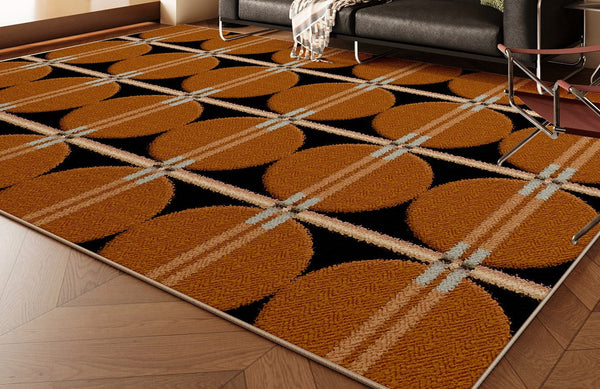 Modern Rugs for Living Room, Geometric Modern Carpets, Colorful Abstract Rugs for Bedroom, Mid Century Contemporary Rugs-HomePaintingDecor
