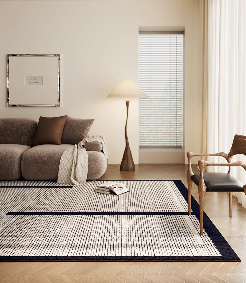 Large Modern Rugs for Living Room, Mid Century Modern Rugs for Bedroom, Contemporary Abstract Rugs under Dining Room Table-HomePaintingDecor