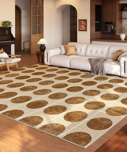 Modern Carpets for Living Room, Abstract Modern Rugs for Dining Room, Geometric Contemporary Rugs for Living Room, Mid Century Modern Rugs Next to Bed-HomePaintingDecor
