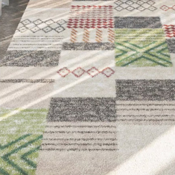 Modern Runner Rugs for Entryway, Contemporary Modern Rugs Next to Bed, Hallway Runner Rug Ideas, Geometic Modern Rugs for Dining Room-HomePaintingDecor