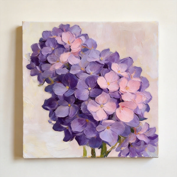 Hand Painted Canvas Art, A Bunch of Blooming Purple forget-me-nots, Still Life Painting, Small Canvas Artwork, Original Flower Paintings, Buy Small Paintings Online-HomePaintingDecor
