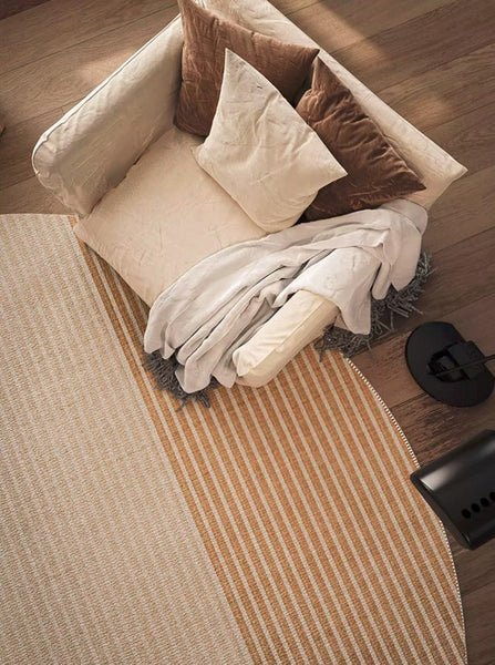 Geometric Modern Round Rugs for Living Room, Contemporary Area Rugs for Bedroom, Round Area Rugs for Dining Room, Coffee Table Rugs, Circular Modern Area Rug-HomePaintingDecor
