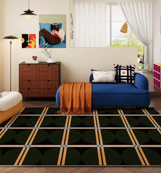 Unique Modern Rugs for Living Room, Contemporary Modern Rugs for Dining Room, Large Modern Rugs for Bedroom-HomePaintingDecor