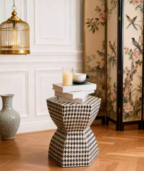 Modern Side Table, Bedside Small Side Table, Contemporary Bedside Table, Small End Table, Shell Small Sofa Side Table, Portable Casual Side Table, Creative Coffee Table, Contemporary Side Table-HomePaintingDecor