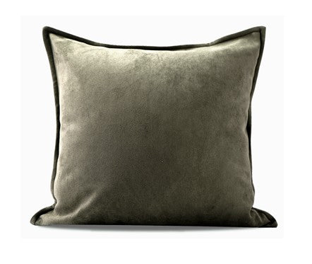 Large Green Square Modern Throw Pillows for Couch, Large Throw Pillow for Interior Design, Contemporary Modern Sofa Pillows, Simple Decorative Throw Pillows-HomePaintingDecor