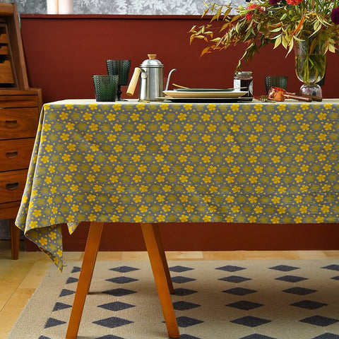 Rustic Table Covers for Kitchen, Large Rectangle Tablecloth for Dining Room Table, Country Farmhouse Tablecloth, Square Tablecloth for Round Table-HomePaintingDecor