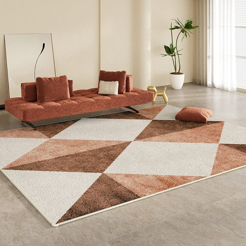 Modern Rugs for Living Room, Modern Area Rugs under Sofa, Abstract Contemporary Rugs for Bedroom, Dining Room Floor Rugs, Modern Carpets for Office-HomePaintingDecor