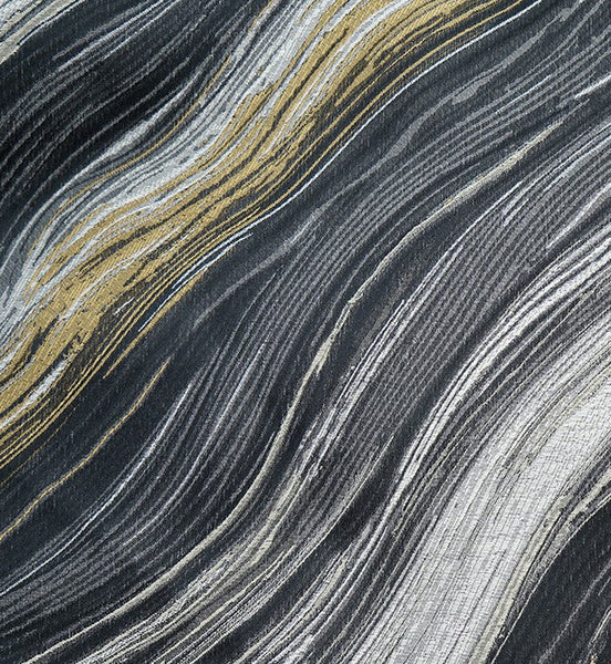 Simple Throw Pillow for Interior Design, Modern Black Gray Golden Lines Decorative Throw Pillows, Modern Sofa Pillows, Contemporary Square Modern Throw Pillows for Couch-HomePaintingDecor