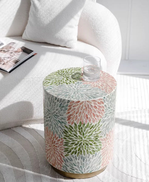 Unique Small End Table, Contemporary Small Sofa Side Table, Portable Casual Side Table, Creative Coffee Table, Shell Small Side Table-HomePaintingDecor