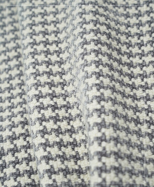 Gray Chequer Modern Sofa Pillows, Large Decorative Throw Pillows, Contemporary Square Modern Throw Pillows for Couch, Abstract Throw Pillow for Interior Design-HomePaintingDecor