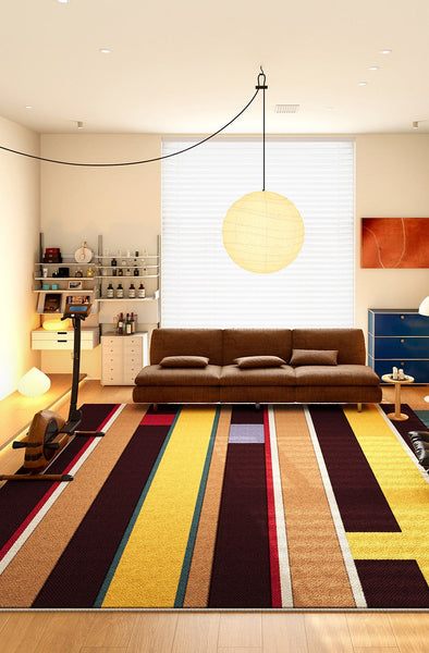 Bedroom Modern Rugs, Mid Century Modern Rugs in Living Room, Large Modern Rugs for Sale, Contemporary Floor Carpets under Sofa