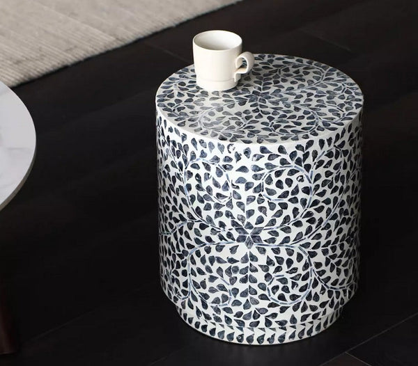 Portable Casual Side Table, Contemporary Round Side Table, Creative Coffee Table, Bedside Small Side Table, Shell Small Sofa Side Table, Contemporary Side Table-HomePaintingDecor
