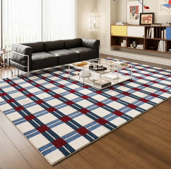 Contemporary Modern Rugs Next to Bed, Modern Carpets for Office, Abstract Modern Rugs, Geometric Modern Rugs under Dining Room Table-HomePaintingDecor