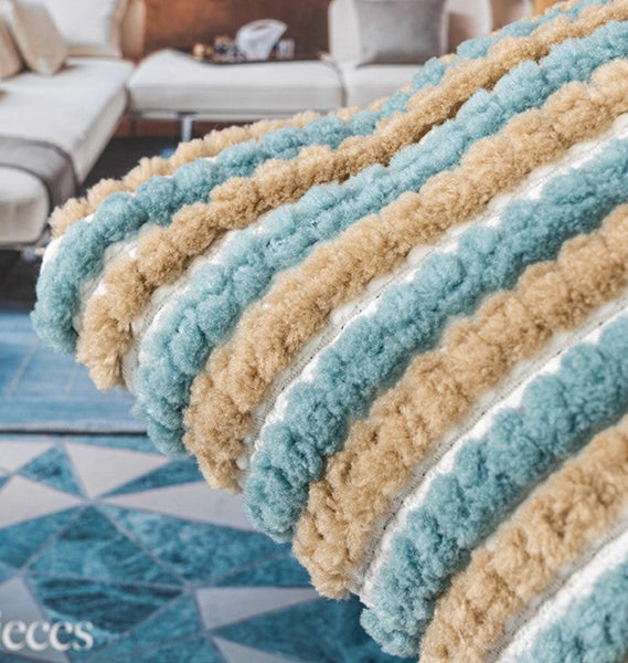 Large Decorative Throw Pillows, Abstract Modern Sofa Pillows, Contemporary Square Modern Throw Pillows for Couch, Simple Throw Pillow for Interior Design-HomePaintingDecor