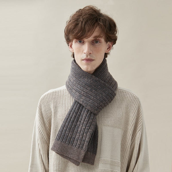 Modern Fashion Scarf, Formal Men Scarf Styles, Pure Wool Scarf, Casual Scarf Men, Business Wool Scarf for Gentleman, Men's Winter Scarf, Men's Wool Scarf Winter-HomePaintingDecor