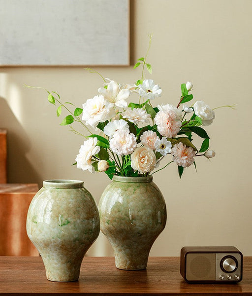 Centerpiece Ceramic Bud Vases, Porcelain Flower Vases, Flower Vases on Table, Handmade Water Holding Flower Vase-HomePaintingDecor