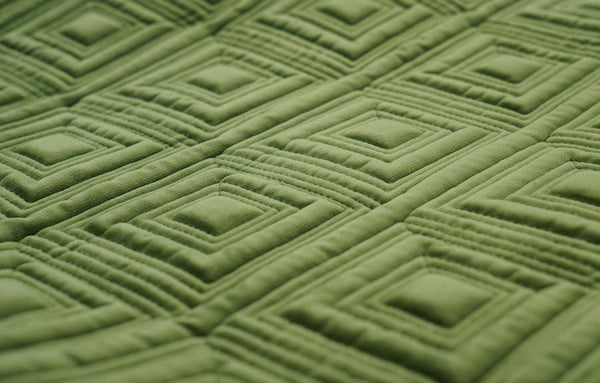 Large Square Modern Throw Pillows for Couch, Green Geometric Modern Sofa Pillows, Large Decorative Throw Pillows, Simple Throw Pillow for Interior Design-HomePaintingDecor