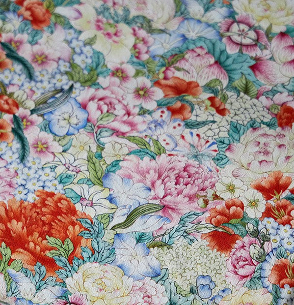 Extra Large Rectangle Tablecloth for Dining Room Table, Natural Spring Flower Farmhouse Table Cloth, Flower Pattern Cotton Tablecloth, Square Tablecloth for Round Table-HomePaintingDecor