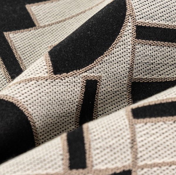 Geometric Contemporary Pillows, Abstract Decorative Throw Pillows, Square Modern Throw Pillows for Couch, Large Simple Throw Pillow for Interior Design-HomePaintingDecor