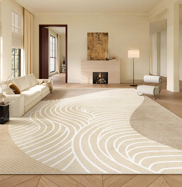 Bedroom Modern Rugs, Modern Rugs for Dining Room, Abstract Geometric Modern Rugs, Contemporary Modern Rugs for Living Room-HomePaintingDecor