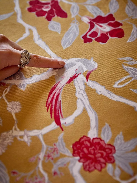 Farmhouse Table Cloth, Dining Room Flower Table Cloths, Large Square Tablecloth for Round Table, Extra Large Rectangular Table Covers for Kitchen-HomePaintingDecor