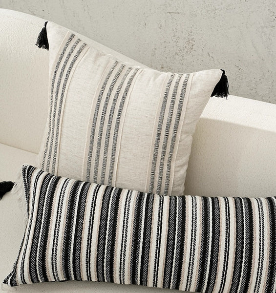 Contemporary Modern Sofa Pillows for Bedroom, Simple Decorative Throw Pillows, Large Throw Pillow for Interior Design, Large Square Modern Throw Pillows for Couch-HomePaintingDecor