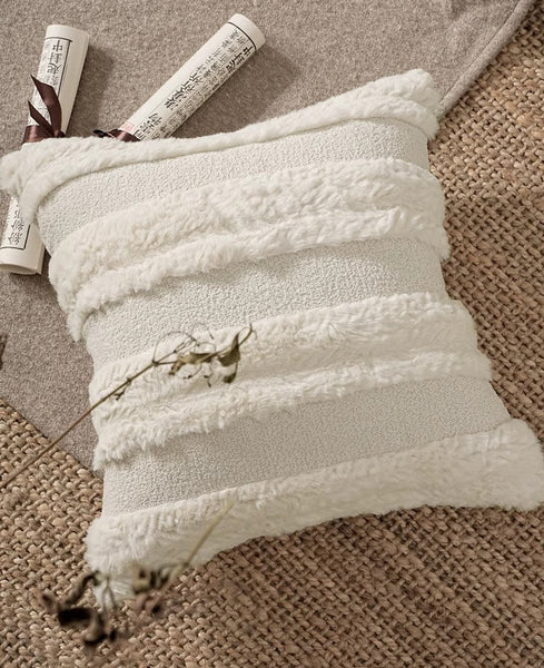 Large Throw Pillow for Interior Design, Decorative Throw Pillows for Bedroom, Square Modern Throw Pillows for Couch, Contemporary Modern Sofa Pillows-HomePaintingDecor