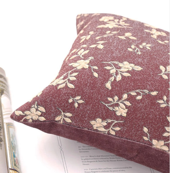 Embroidery Decorative Sofa Pillows, Large Throw Pillow for Interior Design, Luxury Decorative Throw Pillows for Couch, Large Square Modern Sofa Pillows for Living Room-HomePaintingDecor