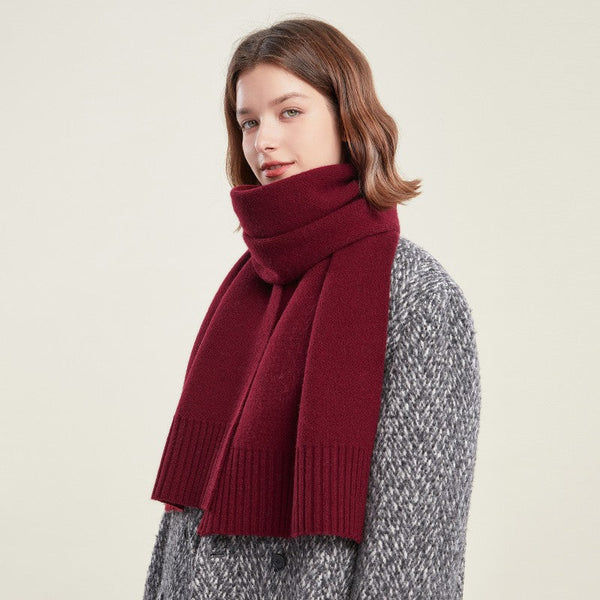 Wool Scarf for Women, Casual Scarf for Women, Fashion Designer Scarf, Cold Weather Scarf, Modern Winter Scarf, Soft Cashmere Scarf for Women-HomePaintingDecor