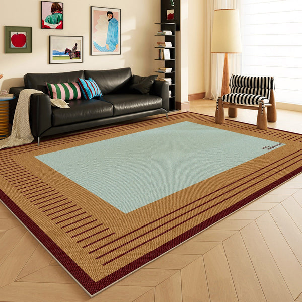 Mid Century Contemporary Rugs, Modern Living Room Rug Ideas, Geometric Modern Area Rugs, Modern Rugs for Dining Room-HomePaintingDecor