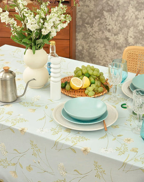 Farmhouse Table Cloth, Wedding Tablecloth, Large Rectangle Tablecloth for Dining Room Table, Rectangular Table Covers for Kitchen, Square Tablecloth for Coffee Table-HomePaintingDecor