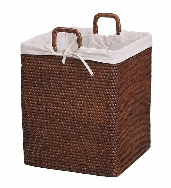 Large Storage Baskets for Bathroom, Rectangular Storage Baskets, Rattan Storage Baskets, Laundry Storage Baskets, Storage Baskets for Clothes-HomePaintingDecor