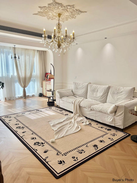 Unique Modern Rugs for Dining Room, Abstract Modern Rugs for Bedroom, Large Modern Rugs for Living Room, Contemporary Geometric Modern Rugs-HomePaintingDecor