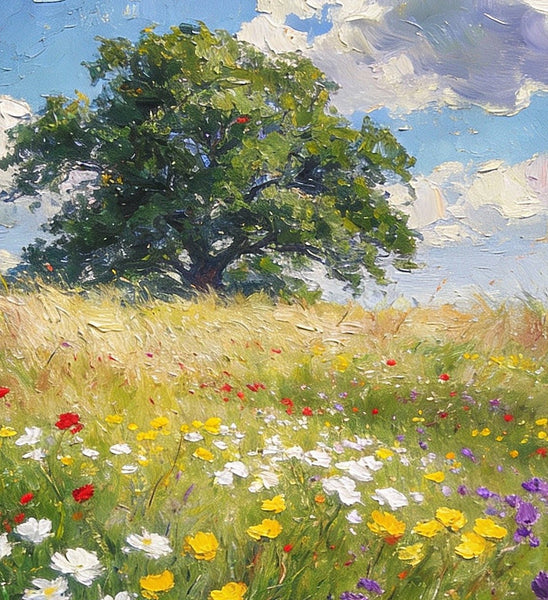 On Canvas Small Paintings, Spring Awakens the Wild, Hand Painted Canvas Art, Small Landscape Paintings, Original Oil Paintings, Small Wall Art Paintings-HomePaintingDecor