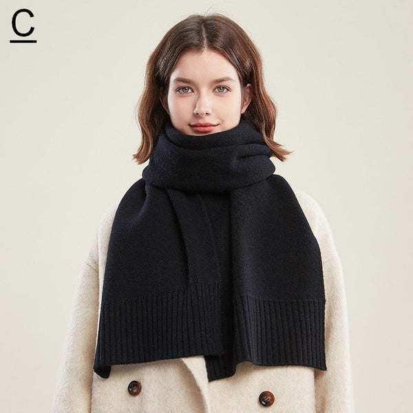 Soft Cashmere Scarf for Women, Wool Scarf for Women, Casual Scarf for Women, Fashion Designer Scarf, Cold Weather Scarf, Modern Winter Scarf-HomePaintingDecor