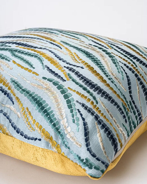 Square Modern Pillows for Couch, Contemporary Modern Sofa Pillows, Decorative Throw Pillows for Bedroom, Large Throw Pillow for Living Room-HomePaintingDecor