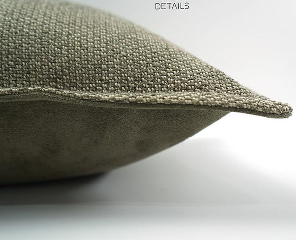 Large Green Square Modern Throw Pillows for Couch, Large Throw Pillow for Interior Design, Contemporary Modern Sofa Pillows, Simple Decorative Throw Pillows-HomePaintingDecor